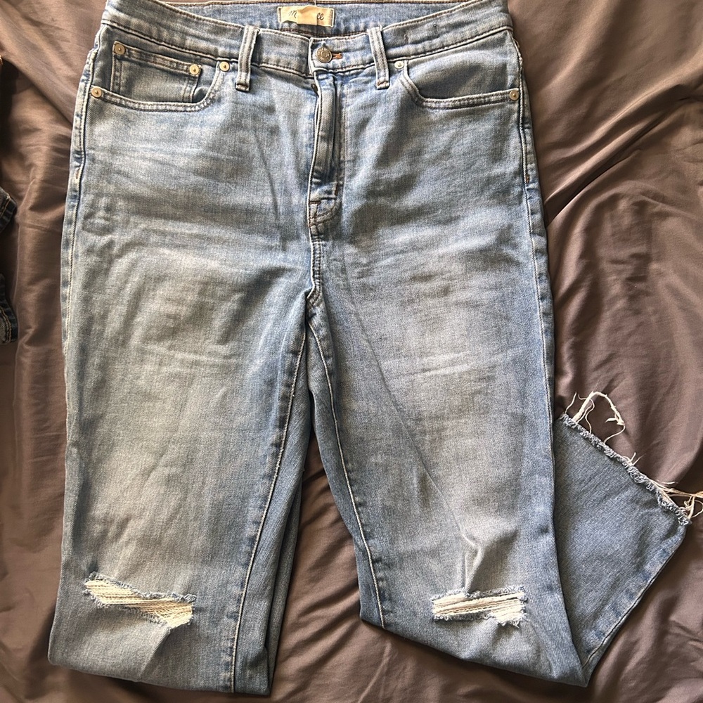 Madewell The High-Rise Slim Crop Boyjean